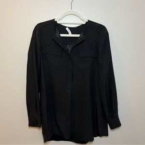 Parker Oversized Black Blouse